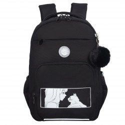 Рюкзак Grizzly RG-564-3/2 черный-светоотражающий