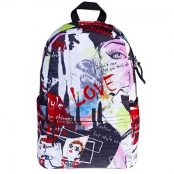 Рюкзак Хатбер NRk_83137 BLACK "Стиль" 44х29х12см 1 отд, 4 кармана 073905