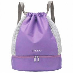Рюкзак HEIKKI (ХЕЙКИ) 273456 спорт мешок 45*34см вент.стенки Pastel Purple 