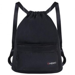 Рюкзак HEIKKI (ХЕЙКИ) 273457 спорт мешок 44*34см Total Black  