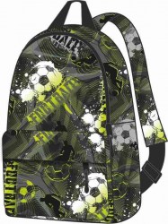 Рюкзак Lamark 0609 "Football time" 2 отделения, на молнии, 280х400х150, карман с наружи