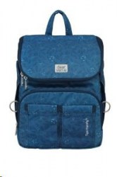 Рюкзак TIGER FAMILY DVCY-003A "ЛЕПЕСТКИ" синий, мягкий 37х30х18см 184301