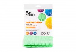 Салфетка д/кухни Fun Clean 30*35см после стойких загрязнений /1шт/ микрофибра 6567