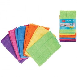 Салфетка д/уборки OfficeClean 304817 "Универсальная" 40*40см, микрофибра 6шт