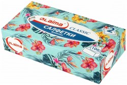 Салфетки косметические LAIMA Everyday 2 слойн, 20х20см в карт боксе 113588