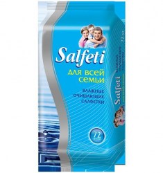 Салфетки влажные Salfeti №72  для всей семьи 30360/30363