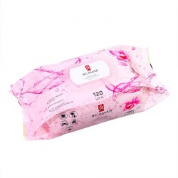 Салфетки влажные Я САМАЯ 120шт освежающие с клапаном 44085/42393