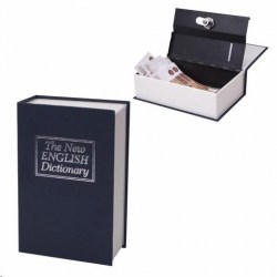 Сейф-книга Brauberg 291178 "Английский словарь" темно-синий, ключевой замок, 55*155*240мм