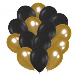 Шарики воздушные набор 30см MESHU MS_55841 "Gold" 25шт, ассорти 362826