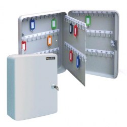 Шкаф для ключей Brauberg 290339 300*80*240мм на 90 ключей + 90 брелоков, серый, с замком