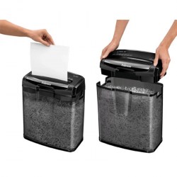 Шредер FS-46021 PowerShred M-6C авт.. 4*46мм, 6лст., 13лтр. (скобы,пласт.карты)