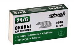 Скобы №24/6 Shark (1000шт)