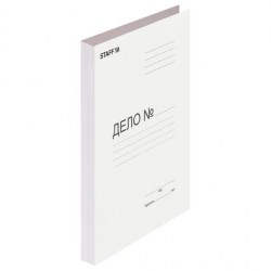 Скоросшиватель  ДЕЛО 220г/м2 Staff 124875 немелованная