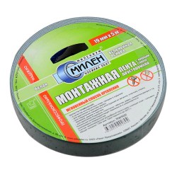 Скотч 19мм*5м профессиональный монтажный двусторонний TFM902T /Милен/