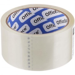 Скотч 48мм*40м OfficeSpace 40мкм прозрачный 324272