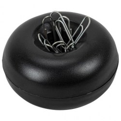 Скрепочница Staff 226825 магнитная, черный корпус