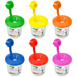 Стакан-непроливайка Brauberg Kids 192739 с крышкой, ассорти 