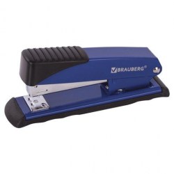 Степлер №24/6 Brauberg 228610/228612 Office до 30л. синий