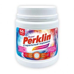 Стиральный порошок 1,0кг Perklin 609773 кислородный суперконцентрат, 66 стирок, с пятновыводителем