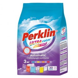 Стиральный порошок 3,0кг Perklin 700606 авт. Ultra Колор, улучшеная формула