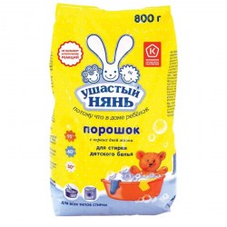 Стиральный порошок 800гр Ушастый нянь 1012 для маш. и ручной стирки 283373