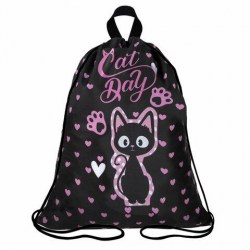 Сумка для обуви Brauberg 271629 Kids "Amazed cat" с петлей 42х34см 