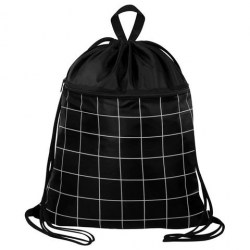Сумка для обуви Brauberg 272404 "Checkered" карман, с петлей, сетка, на молнии 49х41см