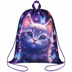 Сумка для обуви Brauberg 273434 Kids "Curious cat" с петлей 42х34см