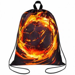 Сумка для обуви Brauberg 273436 Kids "Fire split" с петлей 42х34см