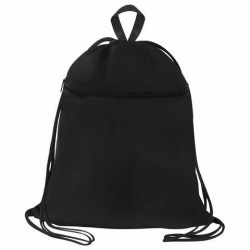 Сумка для обуви Brauberg 273453 "Total Black" с петлей, сетка, на молнии 49х41см