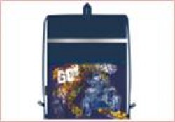 Сумка для обуви Lamark SB0022-02 "GO!" 33*42см, карман на молнии, светоотражающая лента