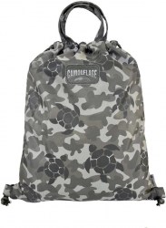 Сумка для обуви Lamark SB0052 "Камуфляж" ручки, усиленное дно, доп. карман на молнии 42*34см