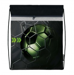 Сумка для обуви Schoolformat МОМК-РНФ "RUN FASTER" 42х34см черн 237186