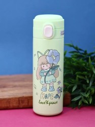 Термос Алеф CZMX-30042-03 "Love and peace, hope" green 450мл 