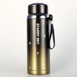 Термос Алеф DPH-8105-03 "Starry sky" gold 800мл 