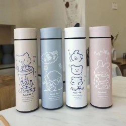 Термос Алеф DPWD-8122-01 "Nice animal», beige 500мл 