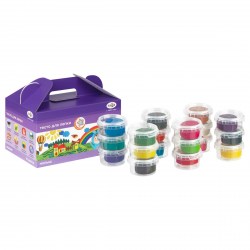 Тесто для лепки 18цв. Гамма 071123_181080 "Малыш" 1080г, формочки, картон. коробка 366994