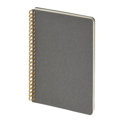 Тетрадь-бизнес 60л. BrunoVisconti 7-60-1255/08 "PRAGMATIC" клетка, на спирали, серая