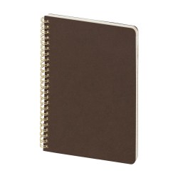 Тетрадь-бизнес 60л. BrunoVisconti 7-60-1255/09 "PRAGMATIC" клетка, на спирали, коричневая