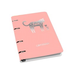 Тетрадь 100л. на кольцах Канц-Эксмо ПБФ1004837 "ColourMania. Дизайн 11" клетка, soft touch