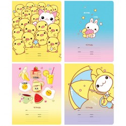 Тетрадь  12л. клетка БиДжи 10807 "Ути-Пути" ассорти 338717