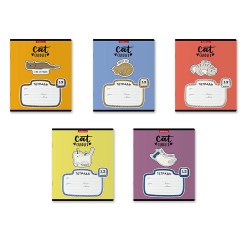 Тетрадь  12л. клетка ErichKrause 58382 Funny Kittens, ассорти