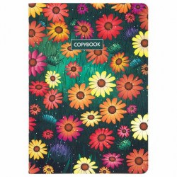 Тетрадь  40л Brauberg 403801 "ЦВЕТЫ" точка SoftTouch, бежевая бумага 70 г/м2