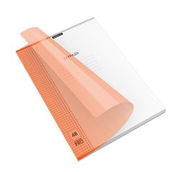 Тетрадь  48л  А4 ErichKrause 56410 "Классика" CoverPrо Neon клетка, пластиковая обложка, оранжевая