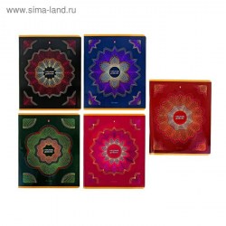 Тетрадь  48л. Альт 7-48-133 "Гильош" клетка, ассорти, фольга 