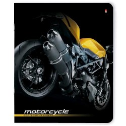 Тетрадь  48л. Альт 7-48-844 "Спортивные мотоциклы" клетка, ассорти