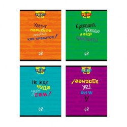 Тетрадь  48л. БиДжи 5787 "Freedom copybook" клетка на скобе