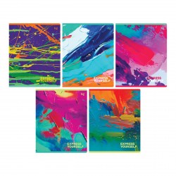 Тетрадь  48л. БиДжи Т5ск48 12731 "Штрихи" клетка, ассорти 360770