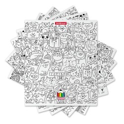 Тетрадь  48л. ErichKrause 54264 клетка Add Color. Animals, ассорти