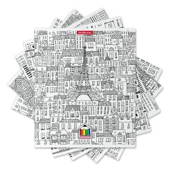 Тетрадь  48л. ErichKrause49634 клетка Add Color. Voyage, ассорти